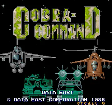 Cobra-Command (World revision 5) screen shot title